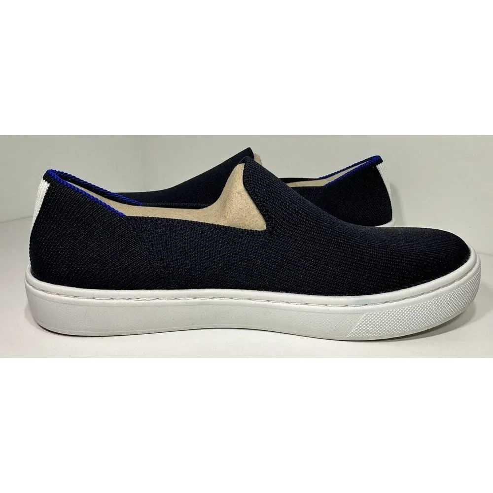 Rothy's The Original Slip‎ On Navy Blue KIDS Size 3 US Flats Sneaker
